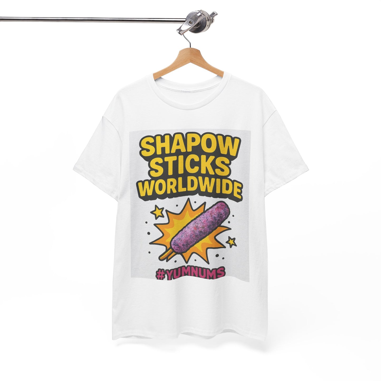 Shapow Sticks Worldwide Tee — YumNums Graphic T‑Shirt