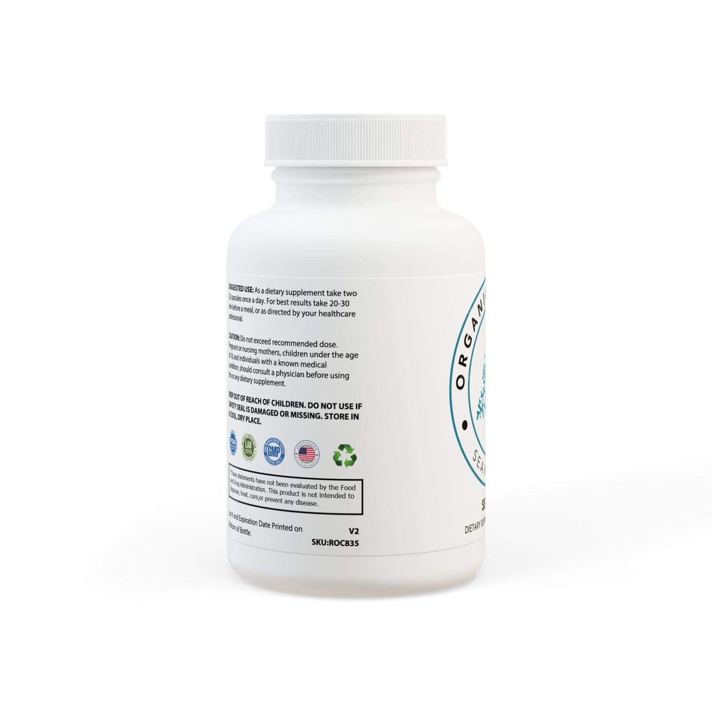Organic Sea Moss Capsules – Convenient Wildcrafted Sea Moss