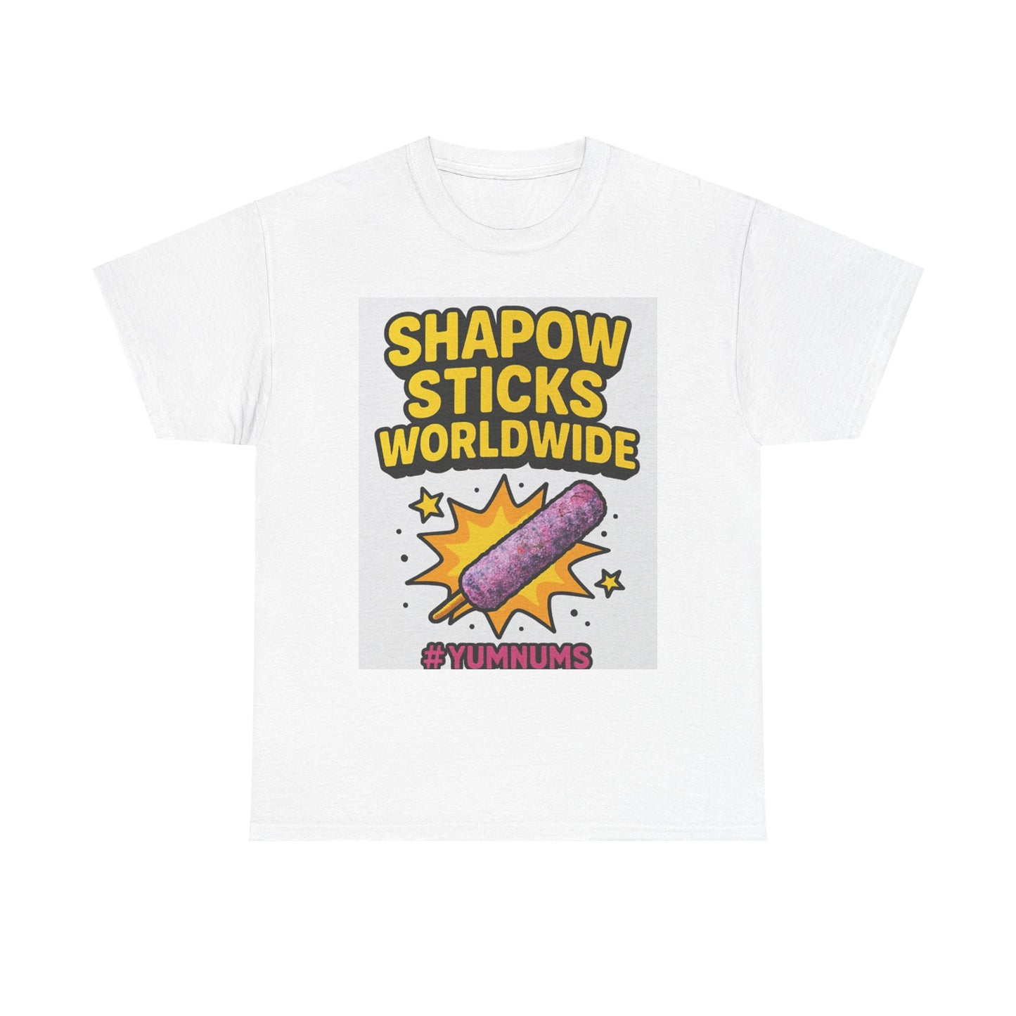 Shapow Sticks Worldwide Tee — YumNums Graphic T‑Shirt