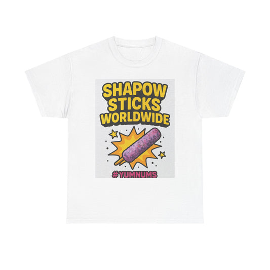 Shapow Sticks Worldwide Tee — YumNums Graphic T‑Shirt