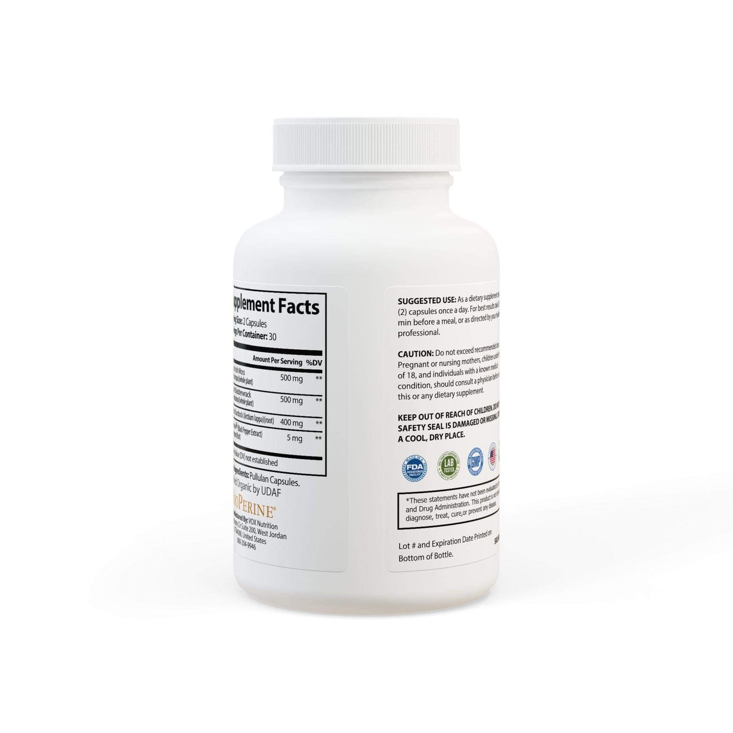 Organic Sea Moss Capsules – Convenient Wildcrafted Sea Moss