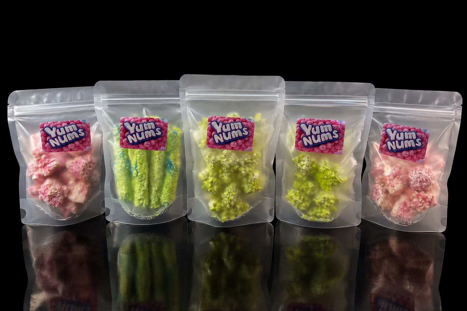 Freeze Dried Green Apple Sour Candy | Yum Nums | 53 g – YumNums Candy