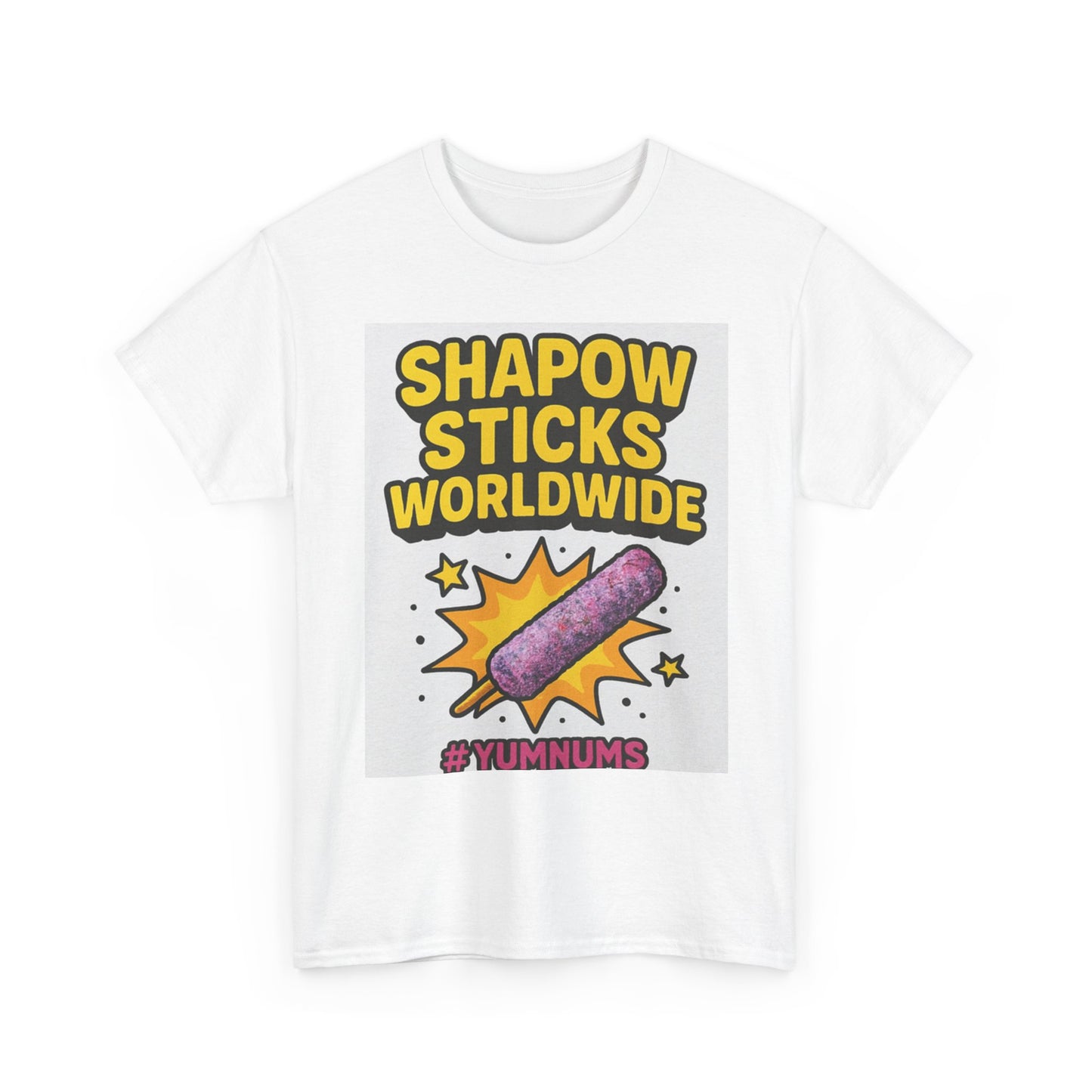 Shapow Sticks Worldwide Tee — YumNums Graphic T‑Shirt