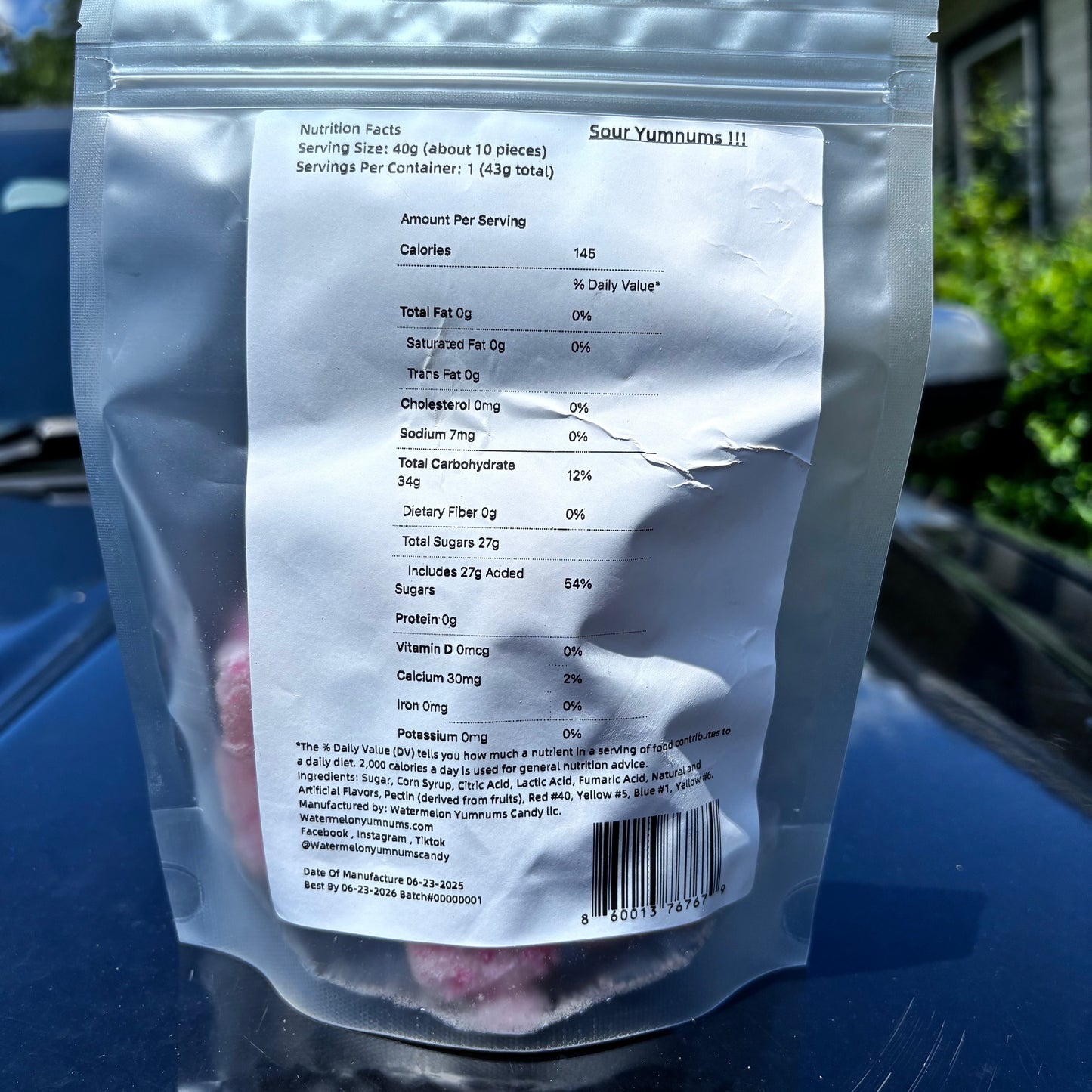 Nutritional facts