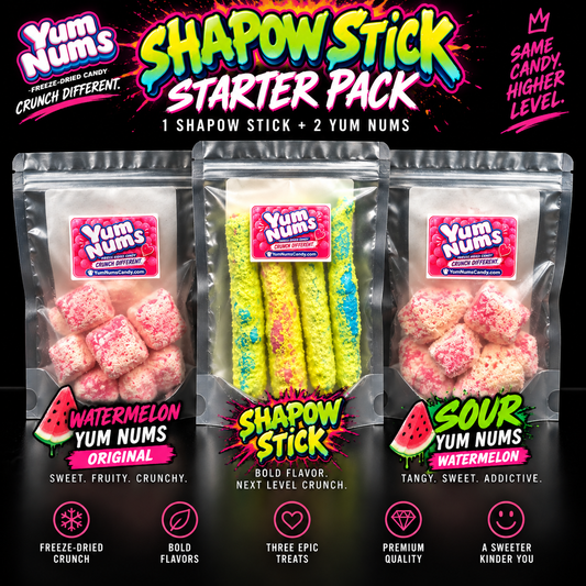 Shapow Sticks Crunch Start Pack — freeze-dried candy by YumNums
