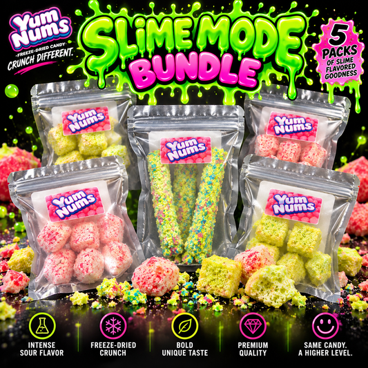 Slime Mode Freeze-Dried Candy Variety Box — freeze-dried candy by YumNums
