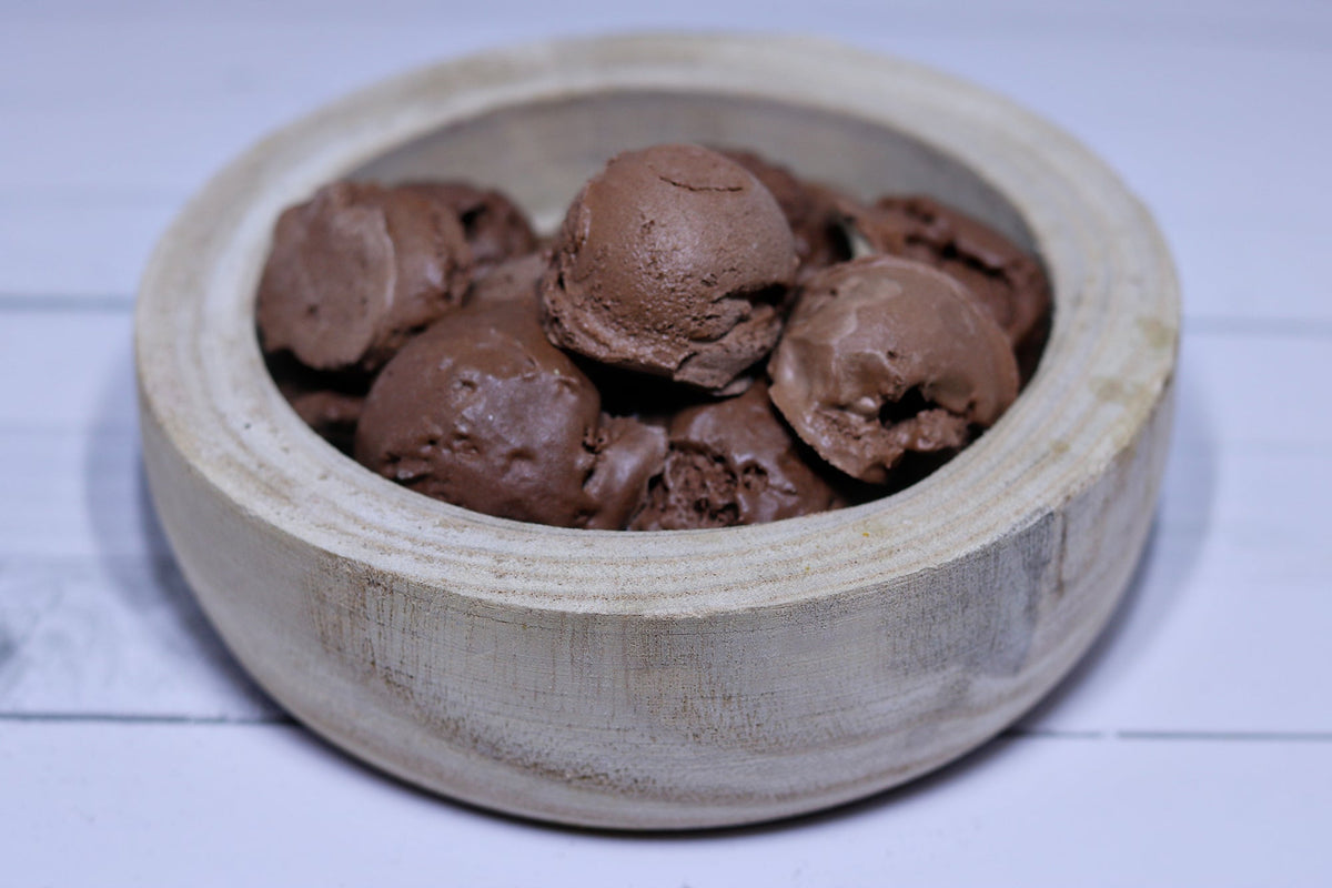 Freeze Dried Chocolate Ice Cream Bites