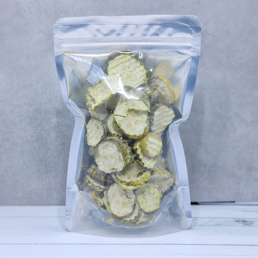 Freeze Dried Pickles Dill Pickle Chips — at YumNums Candy