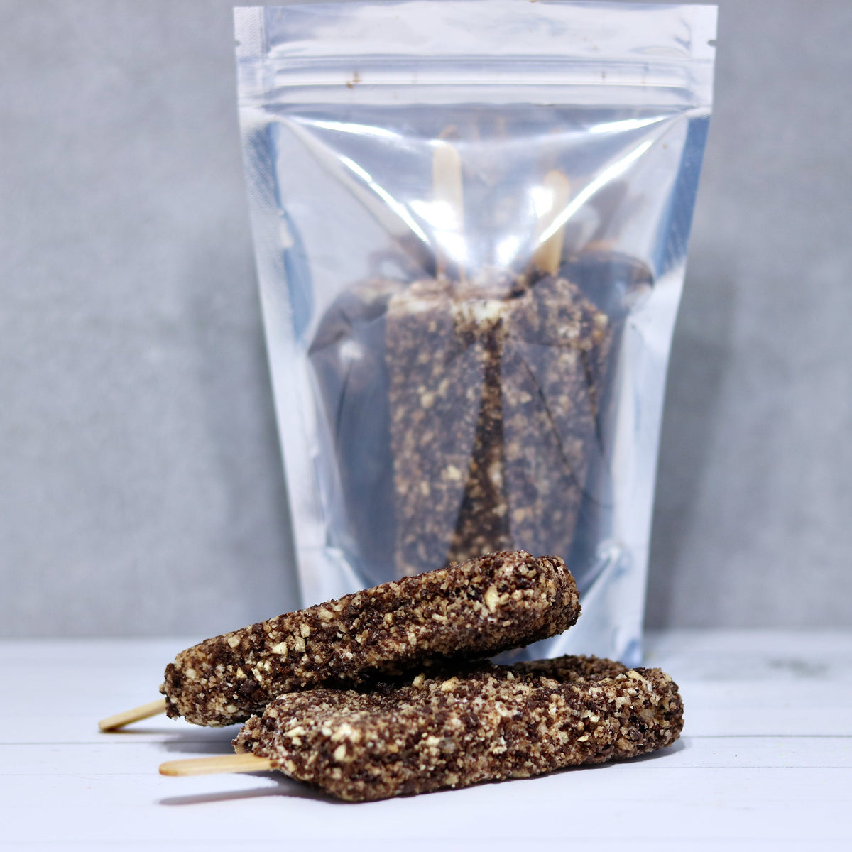 Freeze Dried Ice Cream Popsicle (Chocolate Eclair, Strawberry Shortcake)