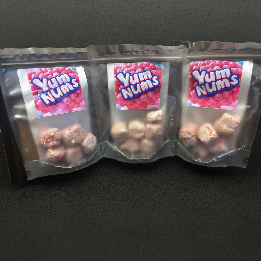 Bag of intensely sour Sour Blast freeze-dried candy