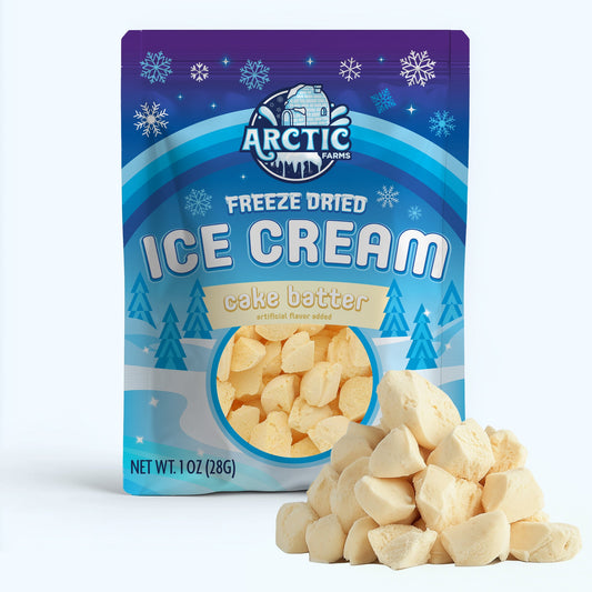Freeze Dried Ice Cream That Does Not Melt (Bits) Cake Batter — at YumNums Candy