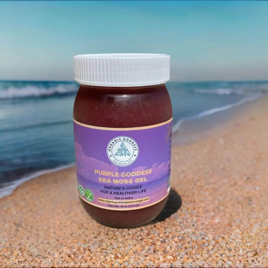 Organic Goddess Purple Sea Moss Gel – Wildcrafted Sea Moss