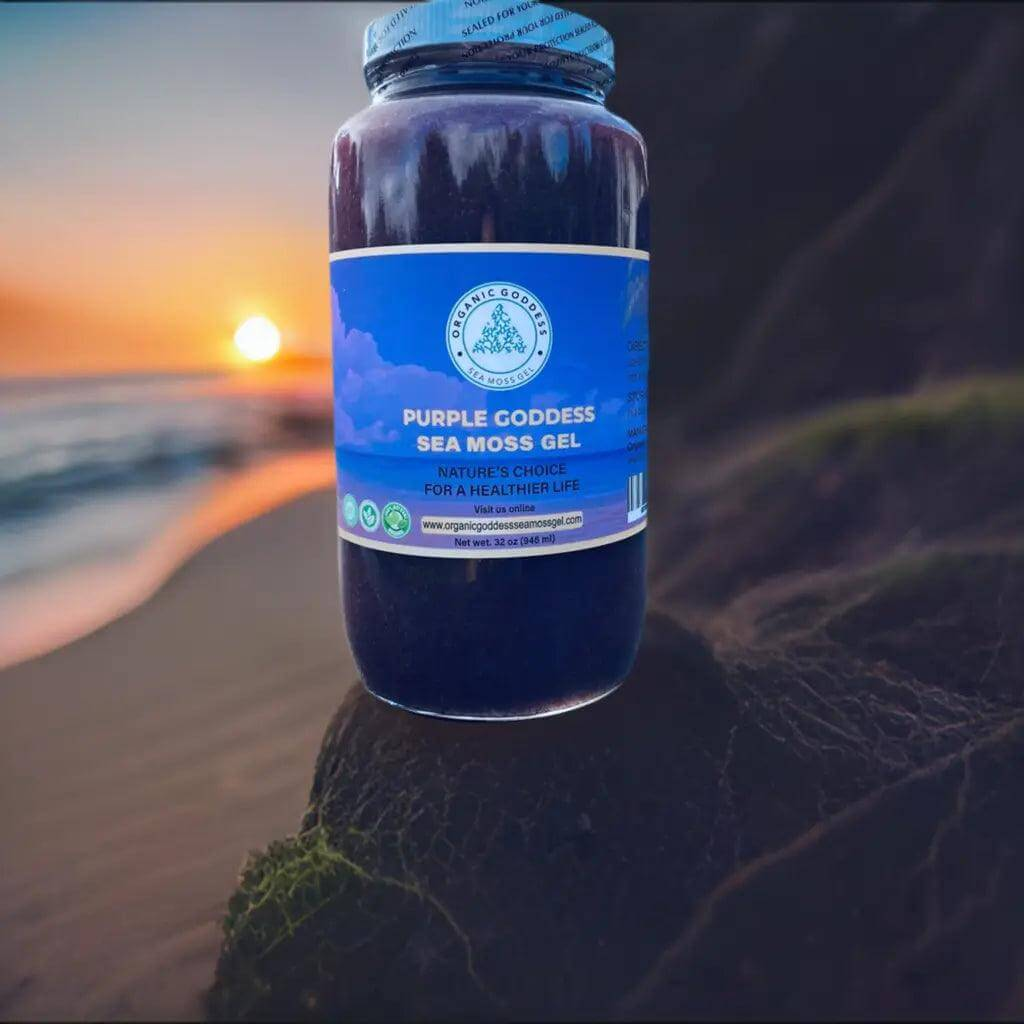 Organic Goddess Purple Sea Moss Gel – Wildcrafted Sea Moss