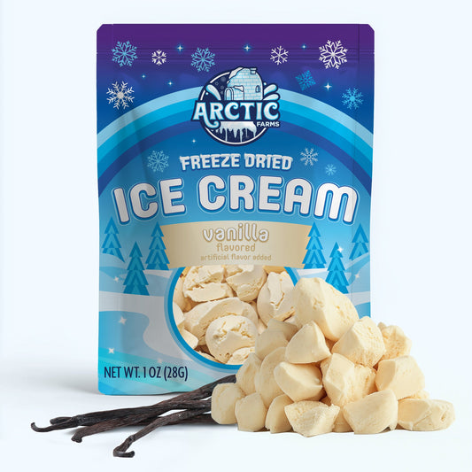 Freeze Dried Ice Cream That Does Not Melt (Bits) Vanilla — at YumNums Candy